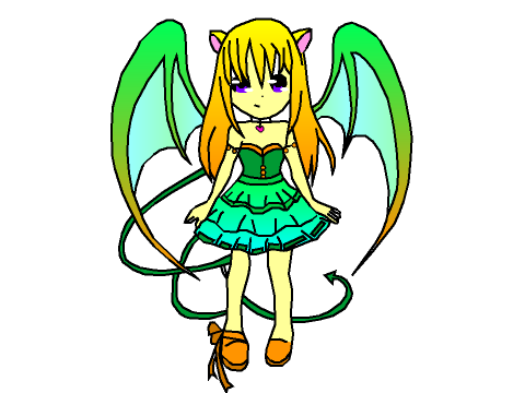 Chibi Dragon Girl