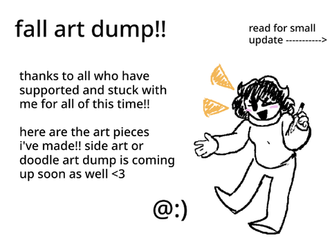 JULY-NOV 2023 art dump!!! || small update!!