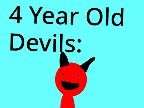 4 Year Old Devils {Entry}