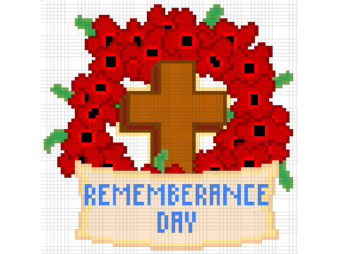 Remembrance Day Pixel Art!