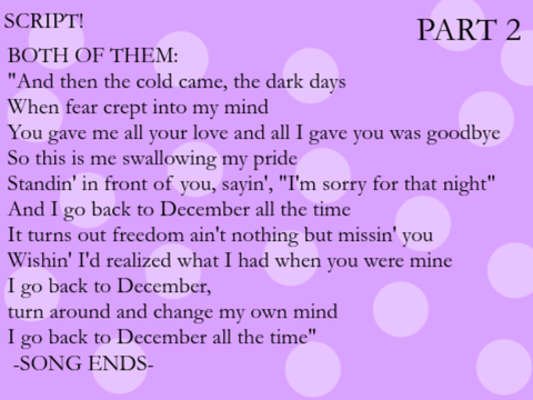 First dear diary script! remix