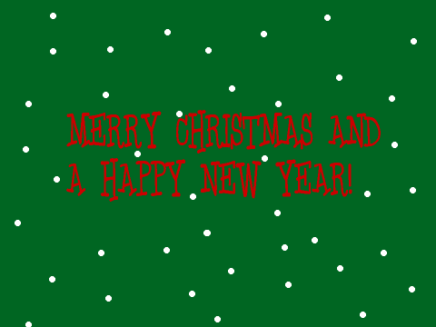 Merry Christmas and a Happy New Year❤️