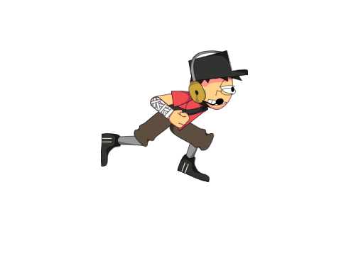 lucas-scout running anim (Idk anymore dude)