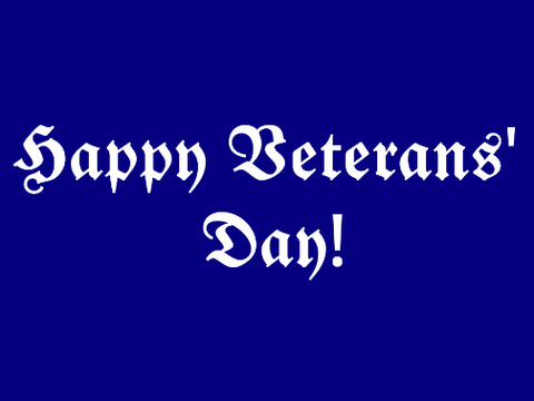 Happy Veterans Day!!