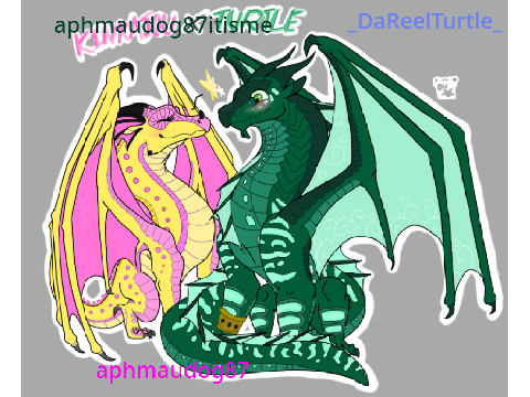 sign if you ship kinkajou and turtle remix