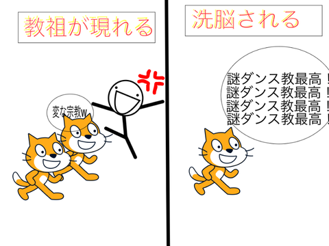 [拡散希望]謎ダンス教を侮辱するとどうなるのか