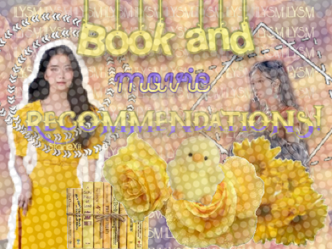 *°:⋆ₓₒ Book & Movie Recommendations! ˚₊· ͟͟͞͞➳❥