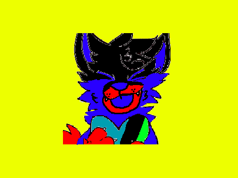 A Drawing of me holding a Gay Heart