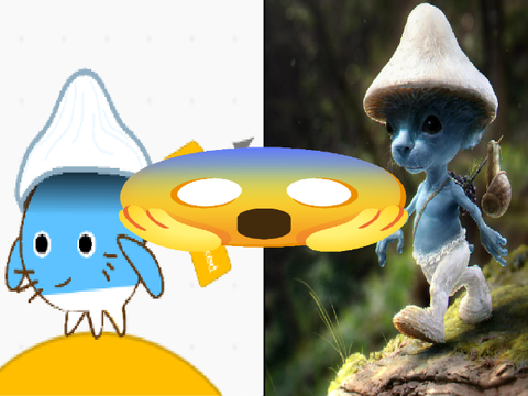 Blue smurph cat -- #animations #gobo XD remix