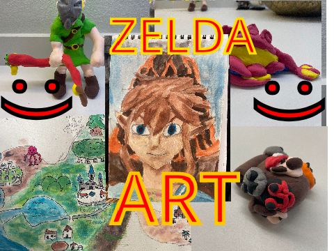 ZELDA ART DUMP Clay Paint BOTW Majoras Mask Majora's