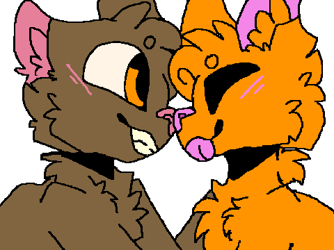 Look at these silly lil cats :3