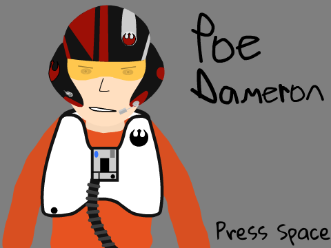 Poe Dameron Drawing