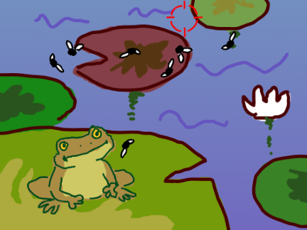 silly frog game nom nom