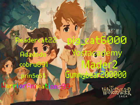 REMIX AND SIGN IF U LOVE THE WINGFEATHER SAGA!!!!!!!!! remix remix remix remix