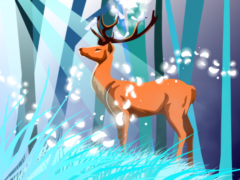 Winter Deer Paradise Parallax!!!