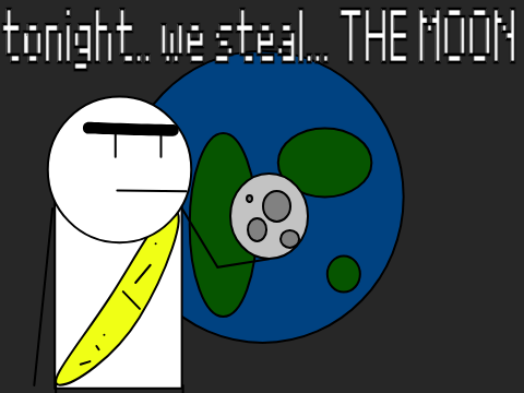 tonight... we steal... THE MOON  #animations
