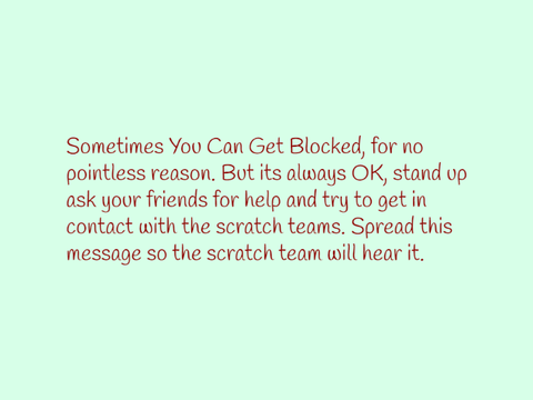 There is a big problem with blocking!