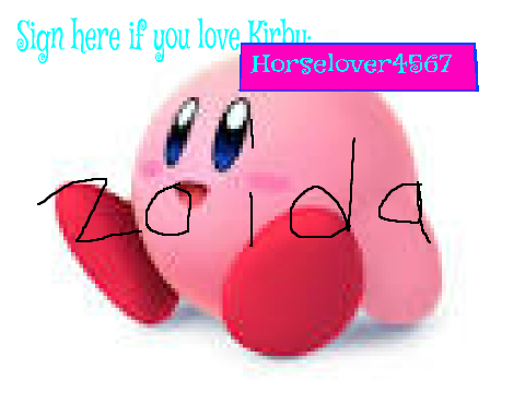 Sign if you love kirby! remix