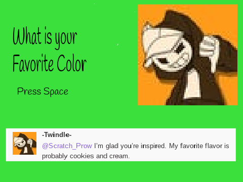 What is your favorite color?