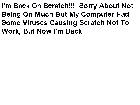 I'm Back