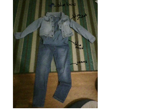 My blue outfit for November 15