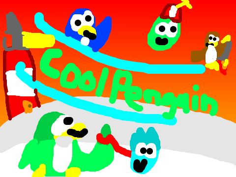 the cover for Cool Penguin