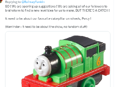Percy Confirmed For The Railway Funkin
