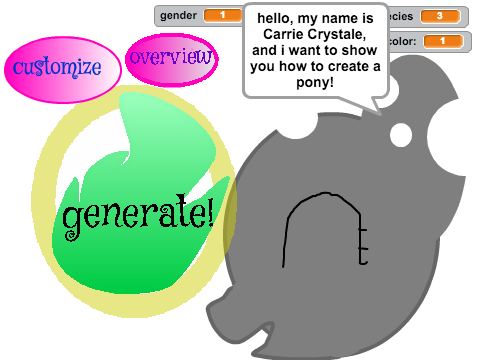 PONY OC GENERATOR- update!