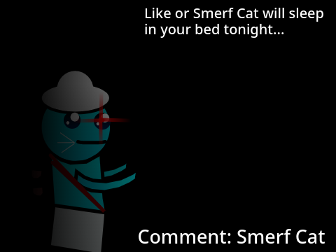 Smurf cat! #Trending #All #Animations #Art #Stories remix
