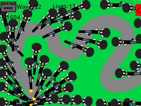 Tower defense game