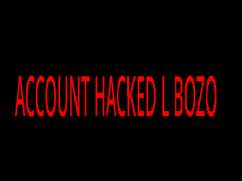 account hacked...