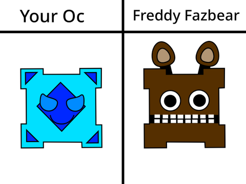 Gimme ur oc & I’ll turn it to Freddy Fazbear