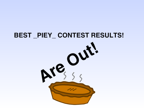 _PIEY_ CONTEST - RESULTS ARE OUT