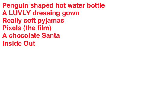 What I Got For Christmas XD