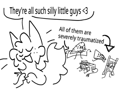 Edgy object show character shenanigans
