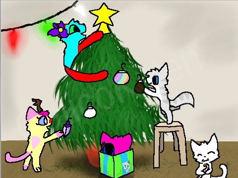 Add Your OC Decorating A Tree! remix remix remix remix remix