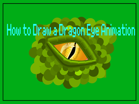 How to draw a Dragon Eye Animation