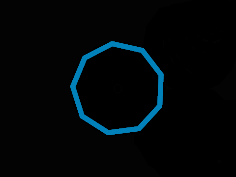 Polygon Fireworks