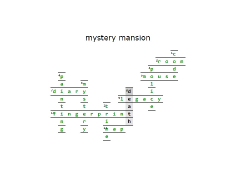 solved the crossword!