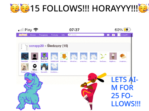 15 FOLLOWS!!!