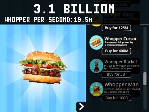 Whopper Clicker #Games #All remix