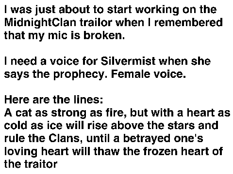 Voice Needed for MClan Movie Trailor! remix