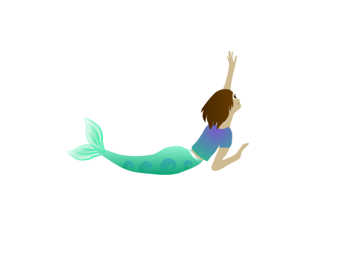 SeaTurtleCreate as a mermaid