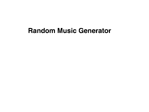 random music generator