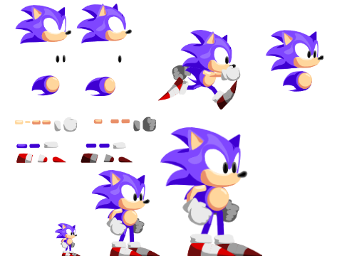 Custom Classic Sonic Vector