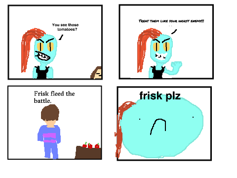 - Cooking Lessons With Undyne - ( UNDERTALE COMIC )