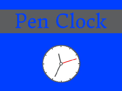 Pen Clock