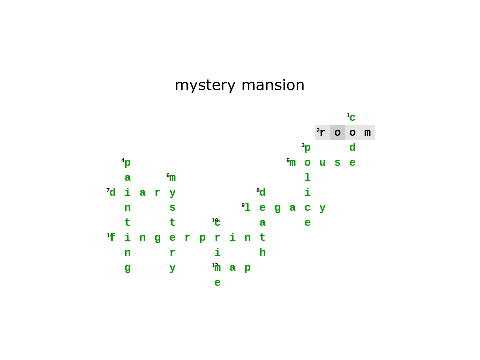 Mystery Mansion Clue Evidence