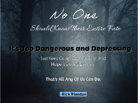 Rick Riordan Book Quote: Percy Jackson's Greek Gods