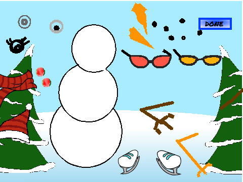    ⛄⛄  ❄ Build a Snowman ⛄⛄ ❄  